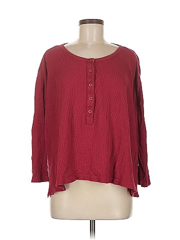 The Great. Long Sleeve Henley (view 1)