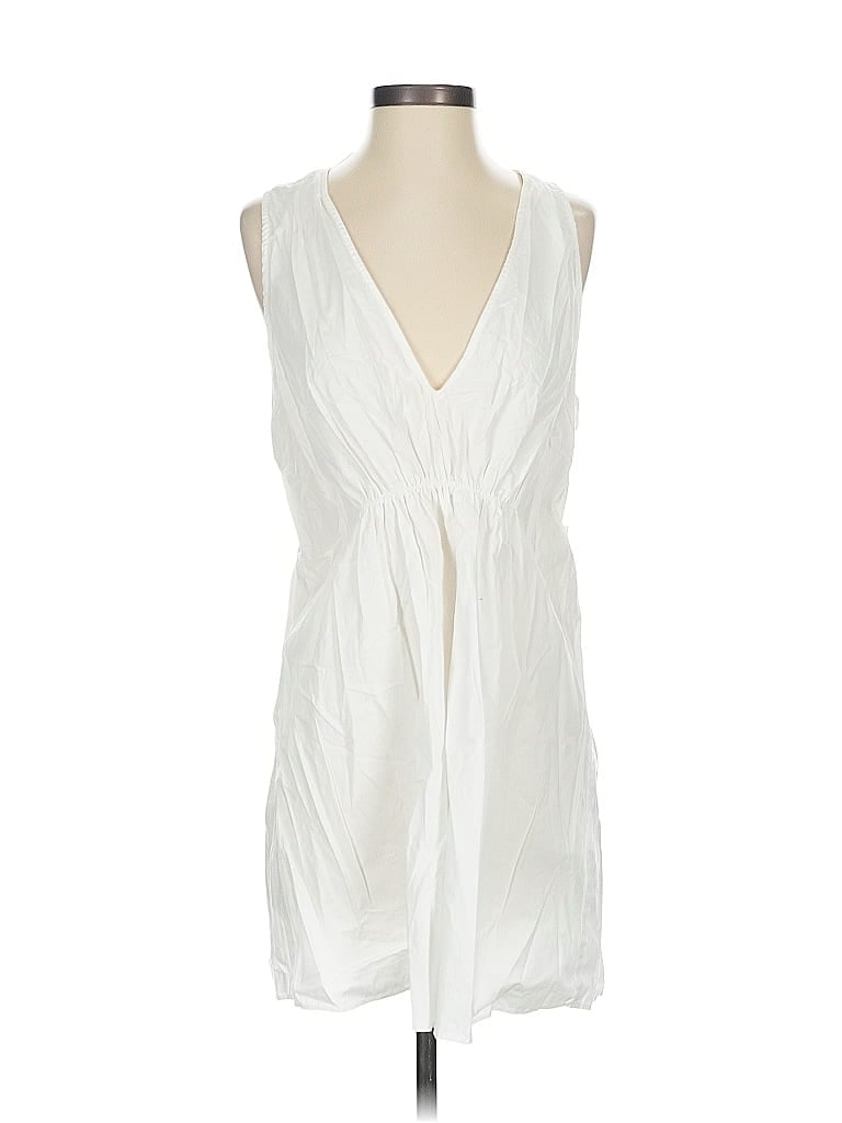 Pre-owned Hutch Casual Dress In White