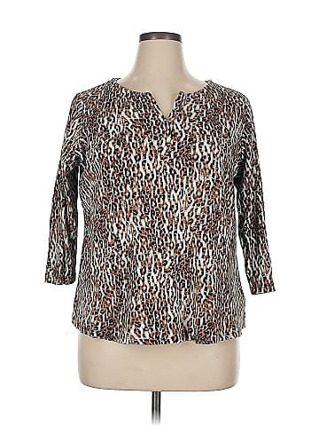 Anne Klein 3/4 Sleeve Blouse (view 1)