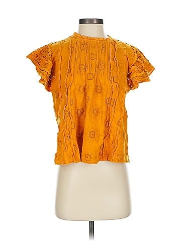 Forever That Girl for Anthropologie Short Sleeve Blouse (view 1)