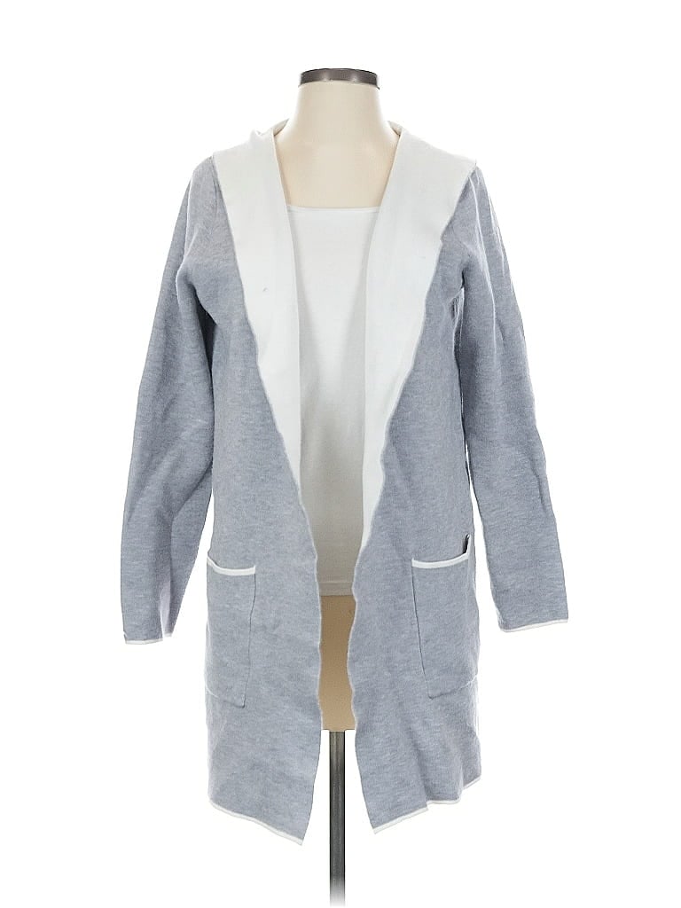 Pre-owned Max Studio Cardigan Sweater In Gray