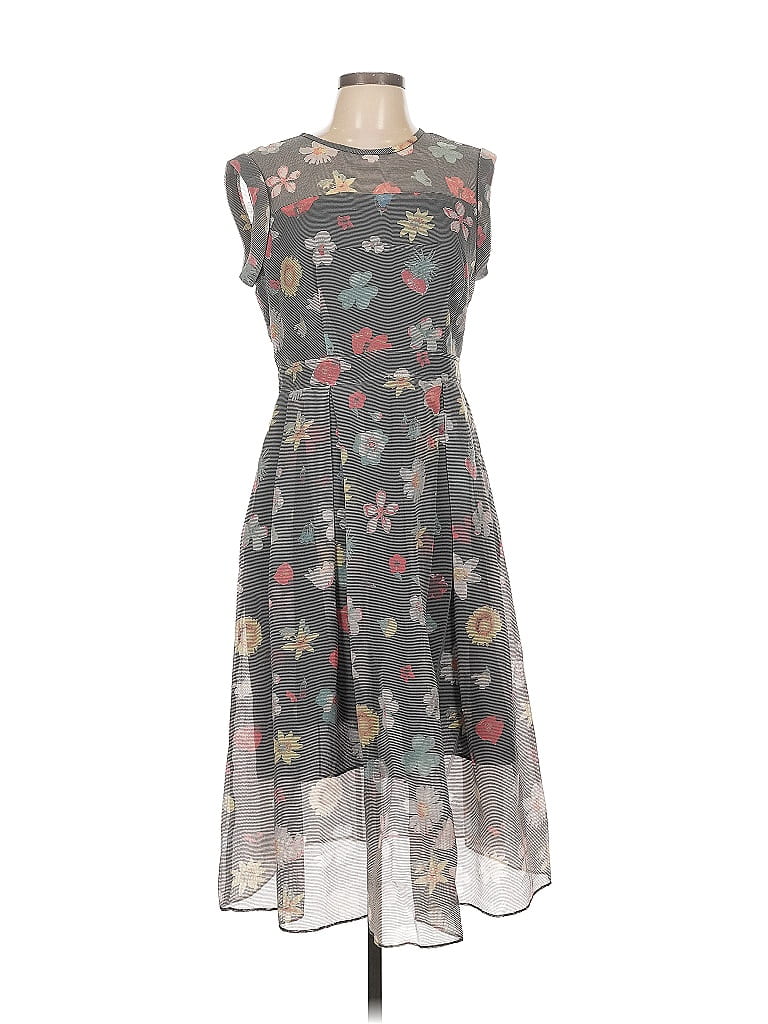 RACHEL Rachel Roy Print Gray Cocktail Dress Size 10 72 off ThredUp
