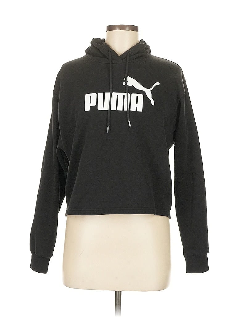 Click to view more detailed imagery on our partner's website Pre-owned Puma Pullover Hoodie In Black