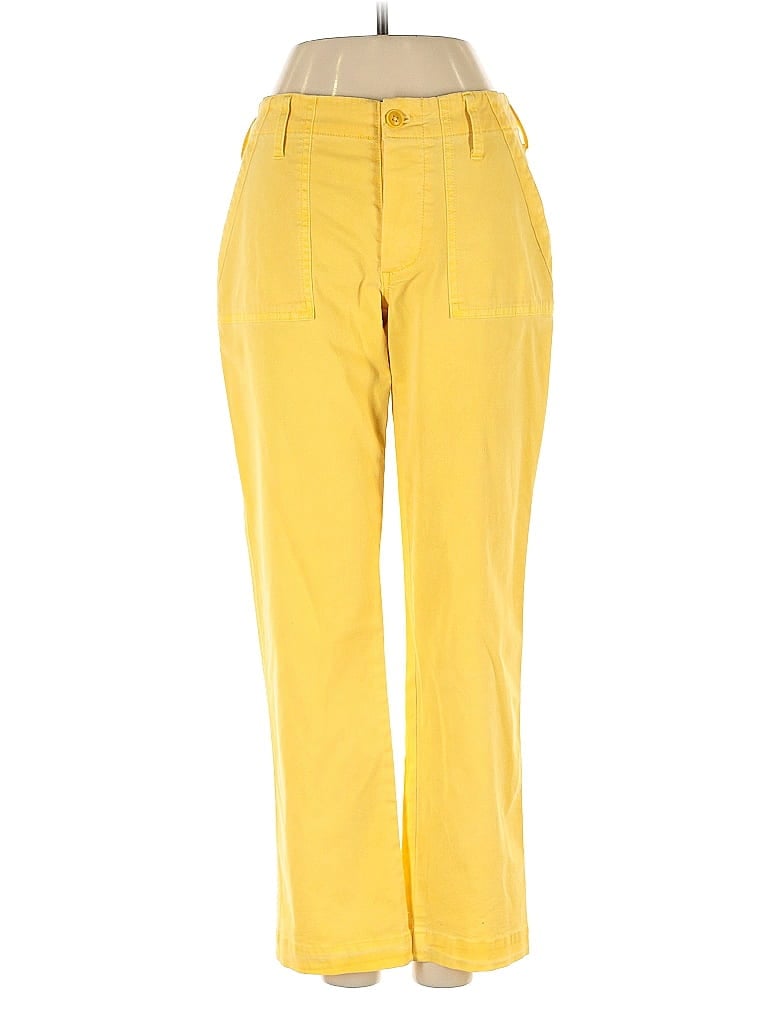 Pre-owned Lucky Brand Casual Pants In Yellow