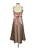 Bari Jay Color Block Tan Casual Dress Size 6 - photo 2