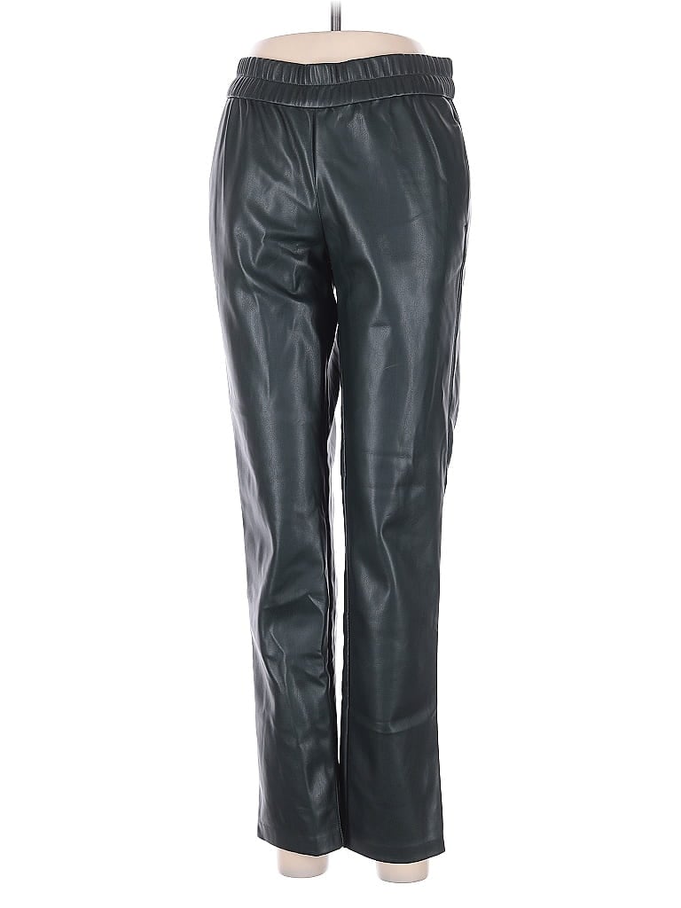 Assorted Brands Faux Leather Pants In Black