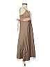 Bari Jay Color Block Tan Casual Dress Size 6 - photo 4