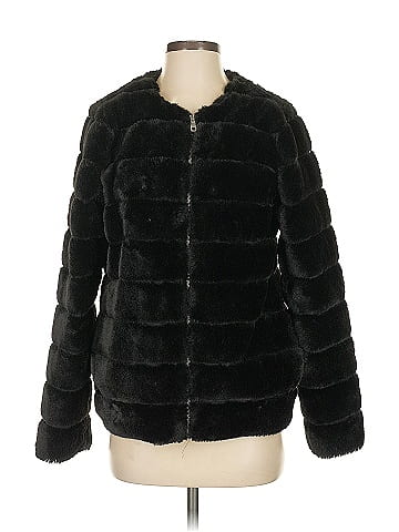 Carmen Carmen Marc Valvo Faux Fur Jacket (view 1)