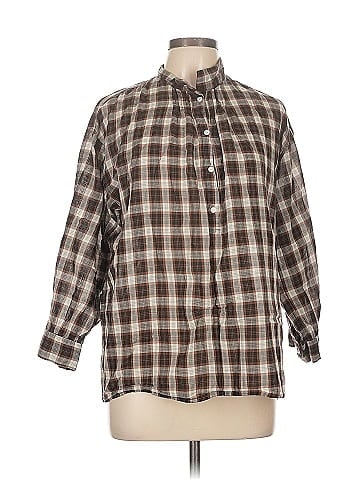Nili Lotan 3/4 Sleeve Button-Down Shirt (view 1)