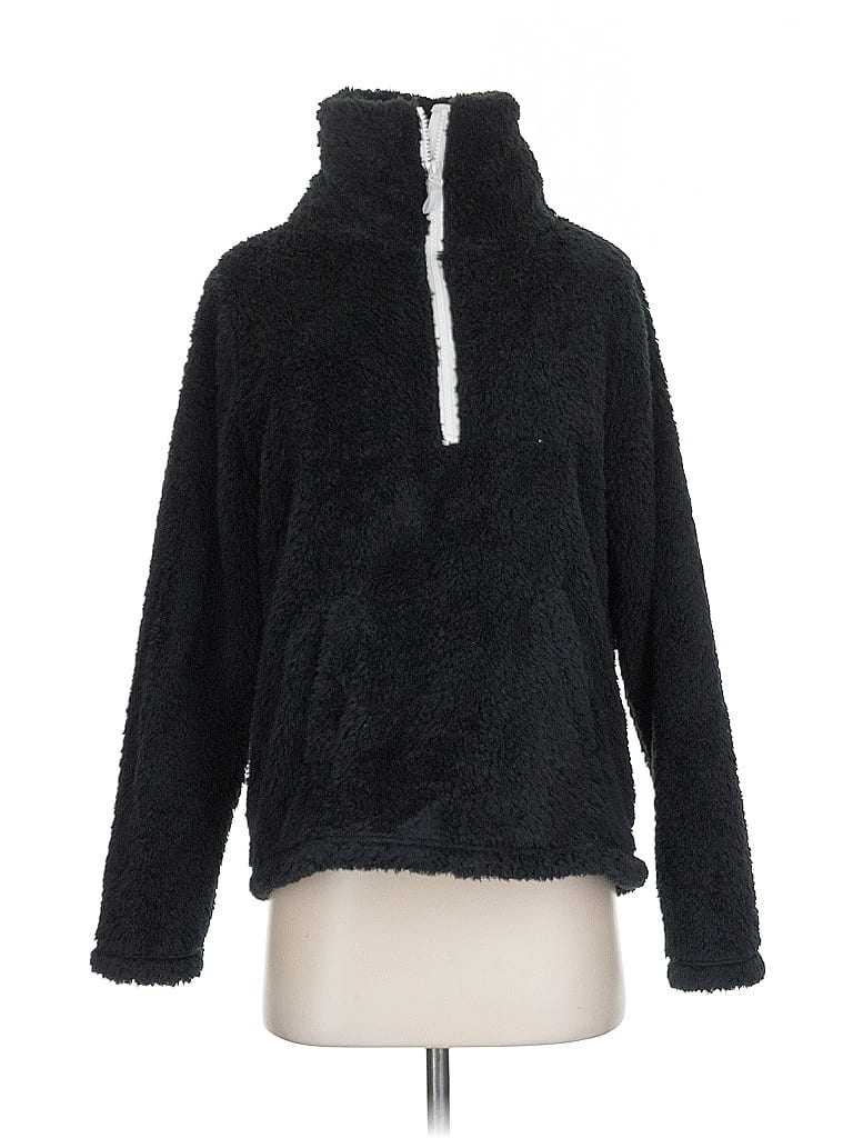 Pre-owned J.crew Factory Store Pullover Sweater In Black