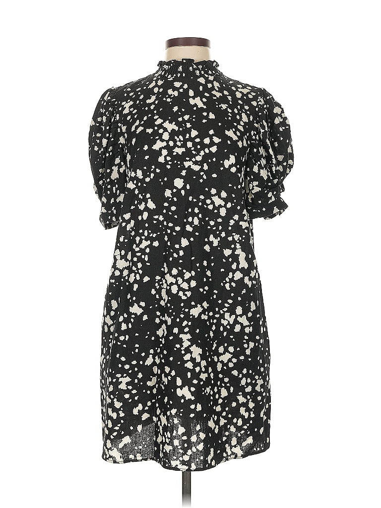 Pre-owned Who What Wear Casual Dress In Black