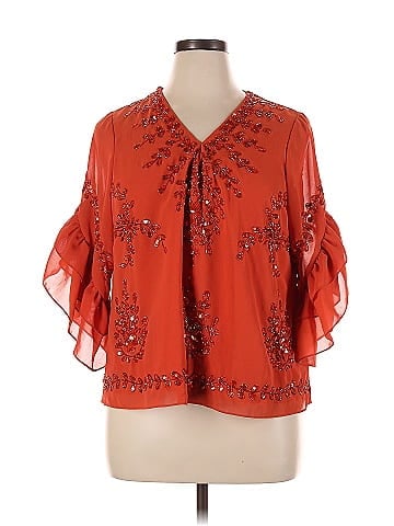 Roaman's 3/4 Sleeve Blouse (view 1)