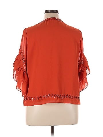 Roaman's 3/4 Sleeve Blouse (view 2)