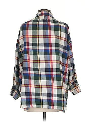 The Great. 3/4 Sleeve Button-Down Shirt (view 2)