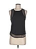 Bethany Black Sleeveless T-Shirt Size M - photo 1