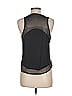 Bethany Black Sleeveless T-Shirt Size M - photo 2