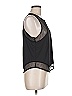 Bethany Black Sleeveless T-Shirt Size M - photo 3