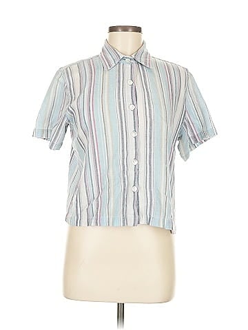 New Directions Short Sleeve Button-Down Shirt (view 1)