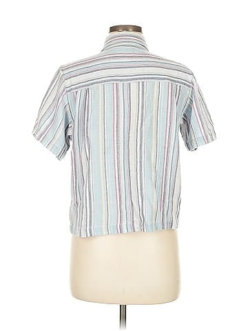 New Directions Short Sleeve Button-Down Shirt (view 2)