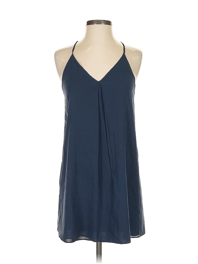 Pre-owned Alice And Olivia Alice + Olivia Casual Dress In Blue