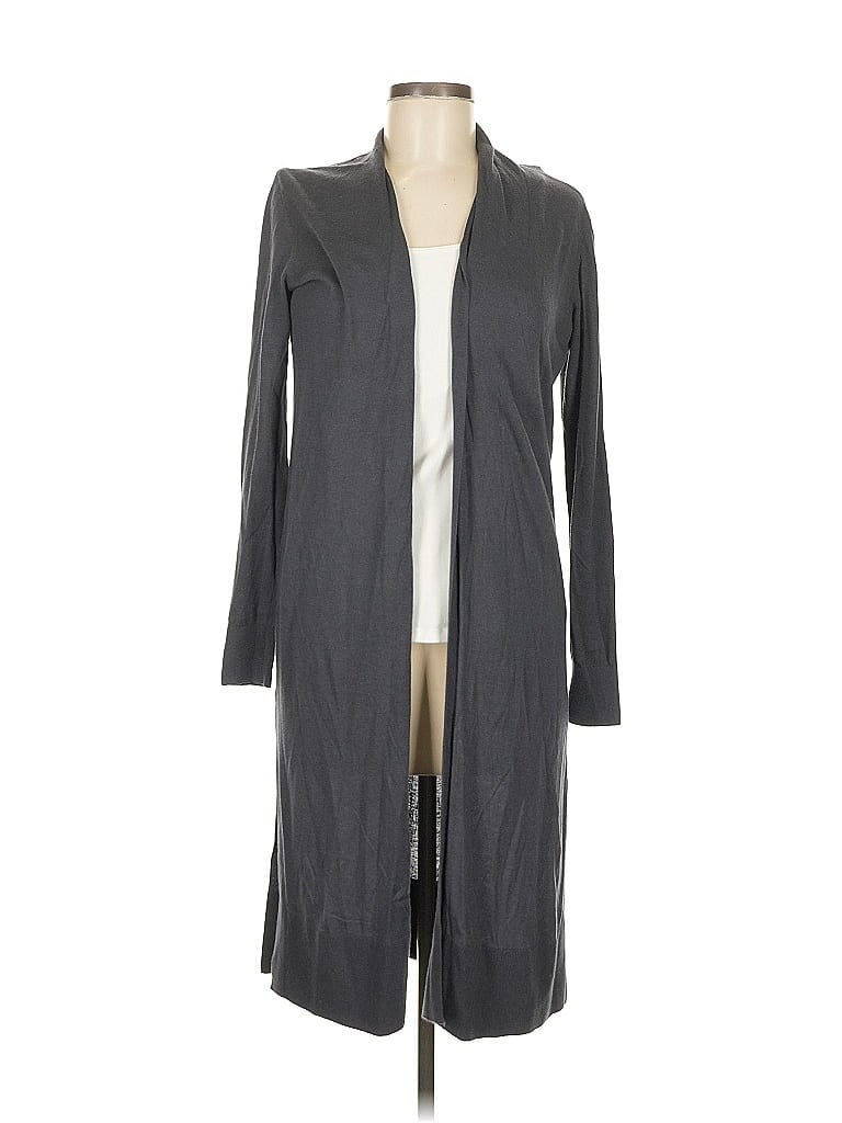 Pre-owned Ann Taylor Loft Kimono In Gray