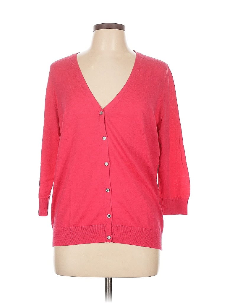 Pre-owned Old Navy Cardigan Sweater In Red