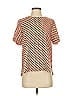 Daniel Rainn 100% Polyester Houndstooth Orange Short Sleeve T-Shirt Size 8 - photo 1