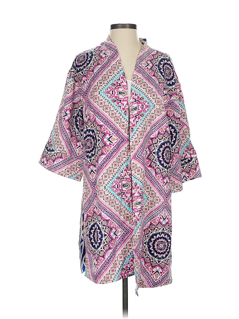 Pre-owned Chico's Kimono In Purple