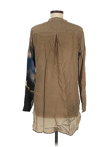 Akris Punto Long Sleeve Silk Top (view 2)