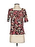 J.Jill 100% Polyester Pink Short Sleeve Blouse Size XS - photo 1
