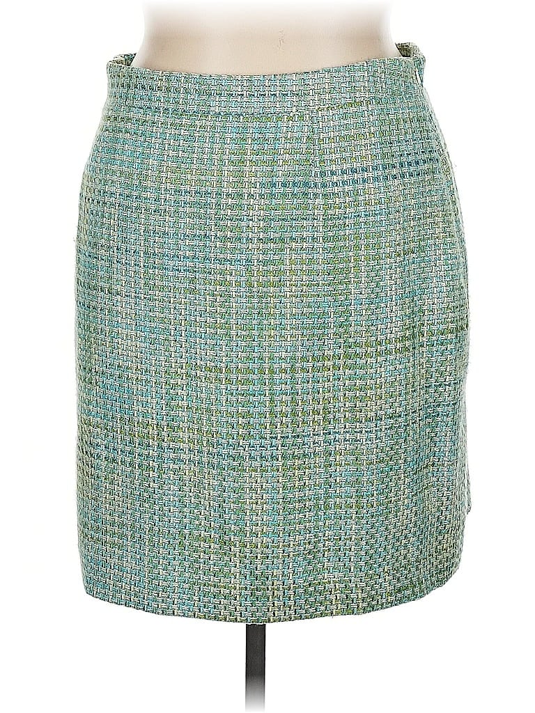 Pre-owned Halogen Formal Skirt In Green