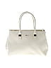 FURLA 100% Leather Solid Ivory Leather Satchel One size - photo 1