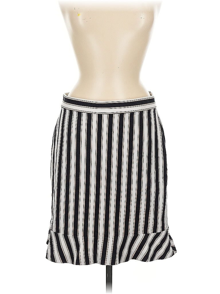 Pre-owned Ann Taylor Casual Skirt In White