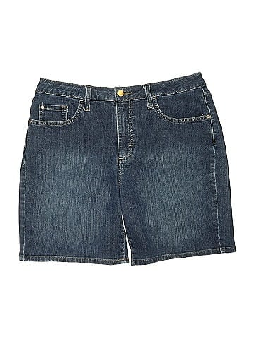Riders by Lee Classic Blue Mid Rise Denim Shorts (view 1)