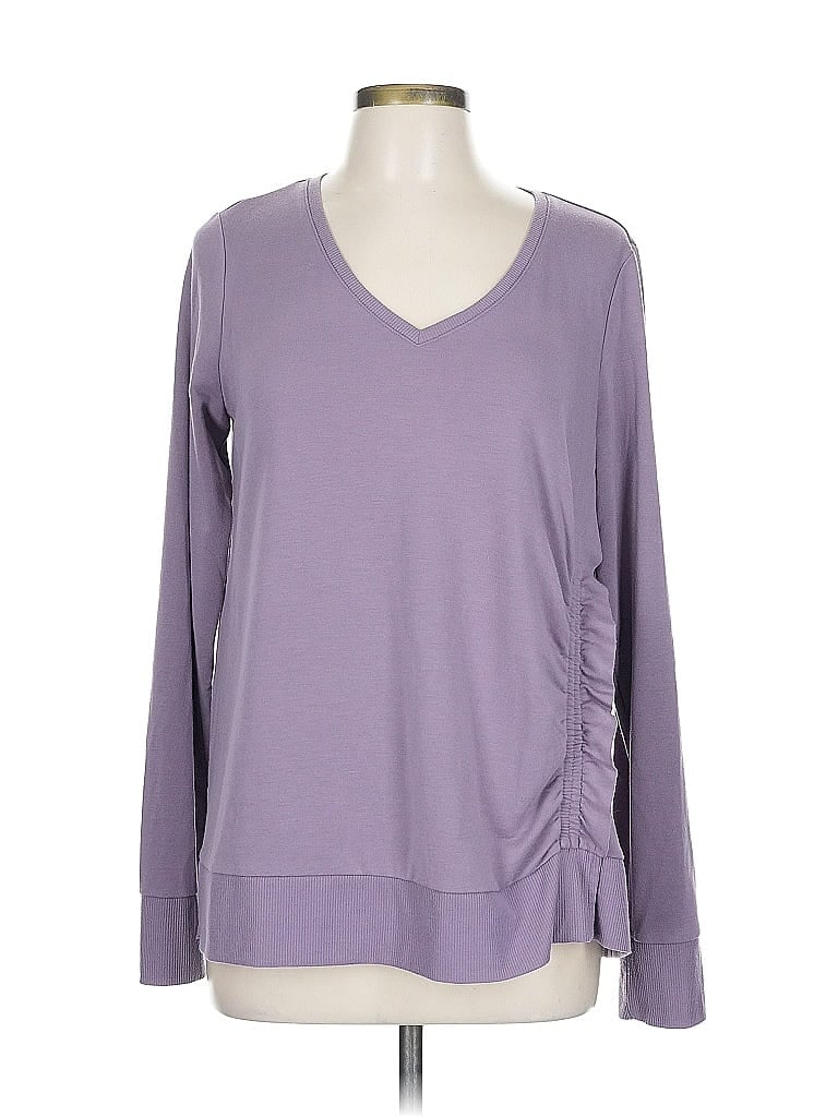 Pre-owned Simply Vera Vera Wang Sweatshirt In Purple