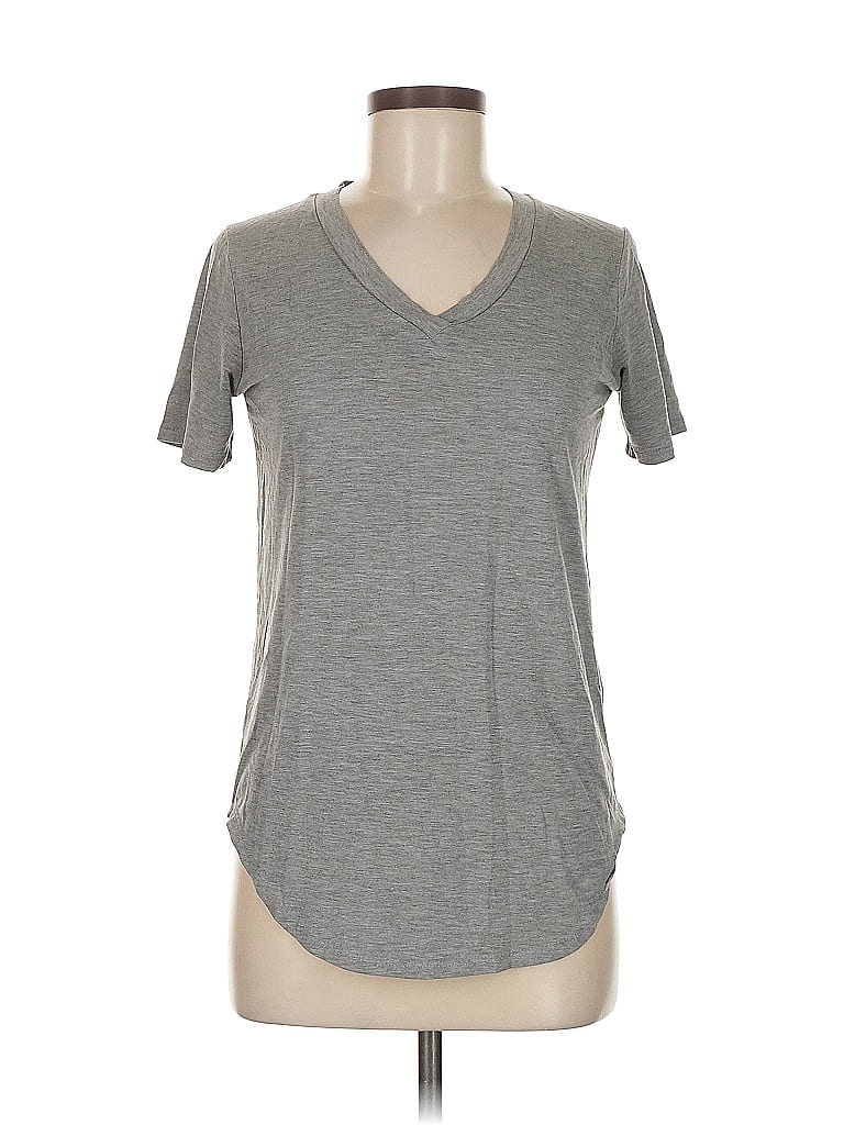 Pre-owned Assorted Brands Short Sleeve T-shirt In Gray