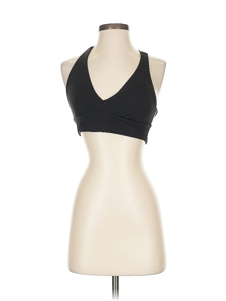 Pre-owned Athleta Tank Top Black Halter Neckline Tops