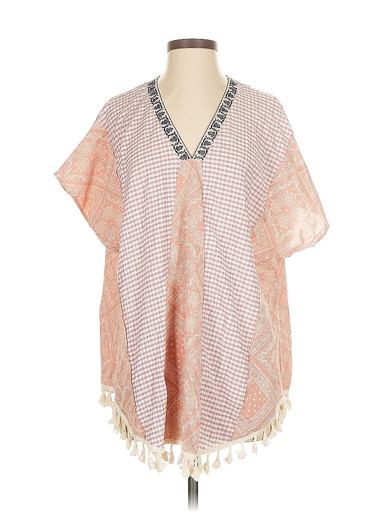 Pre-owned Gigio Short Sleeve Blouse In Pink