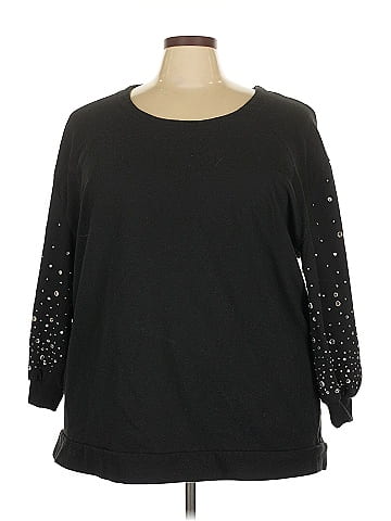 Roaman's 3/4 Sleeve Top (view 1)