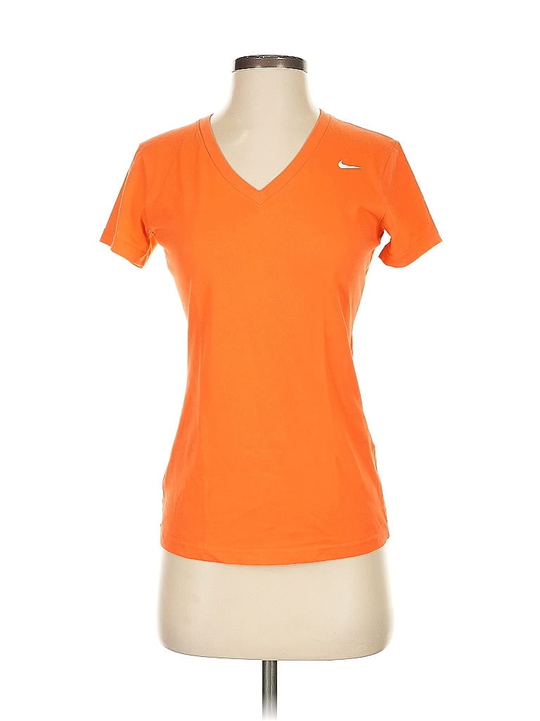 Pre-owned Nike Active T-shirt In Orange