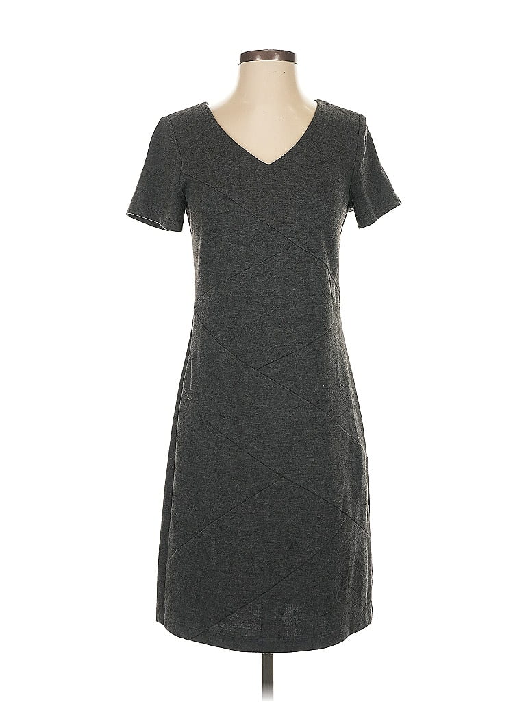 Pre-owned Ab Studio Casual Dress In Gray