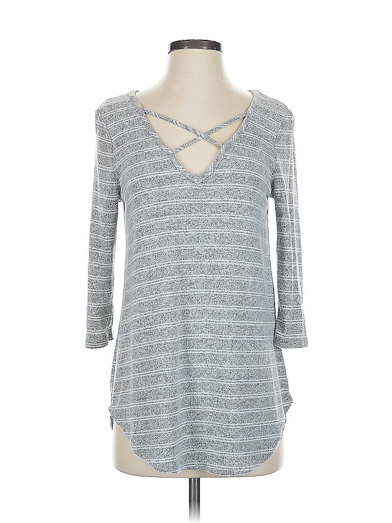 Emory Park 3/4 Sleeve T-shirt In Gray