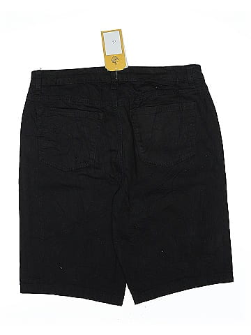 Riders by Lee Black Denim Shorts by Lee (view 2)