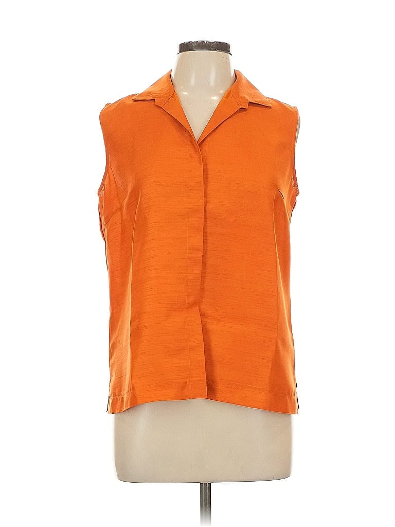Pre-owned Selene Sport Sleeveless Blouse In Orange