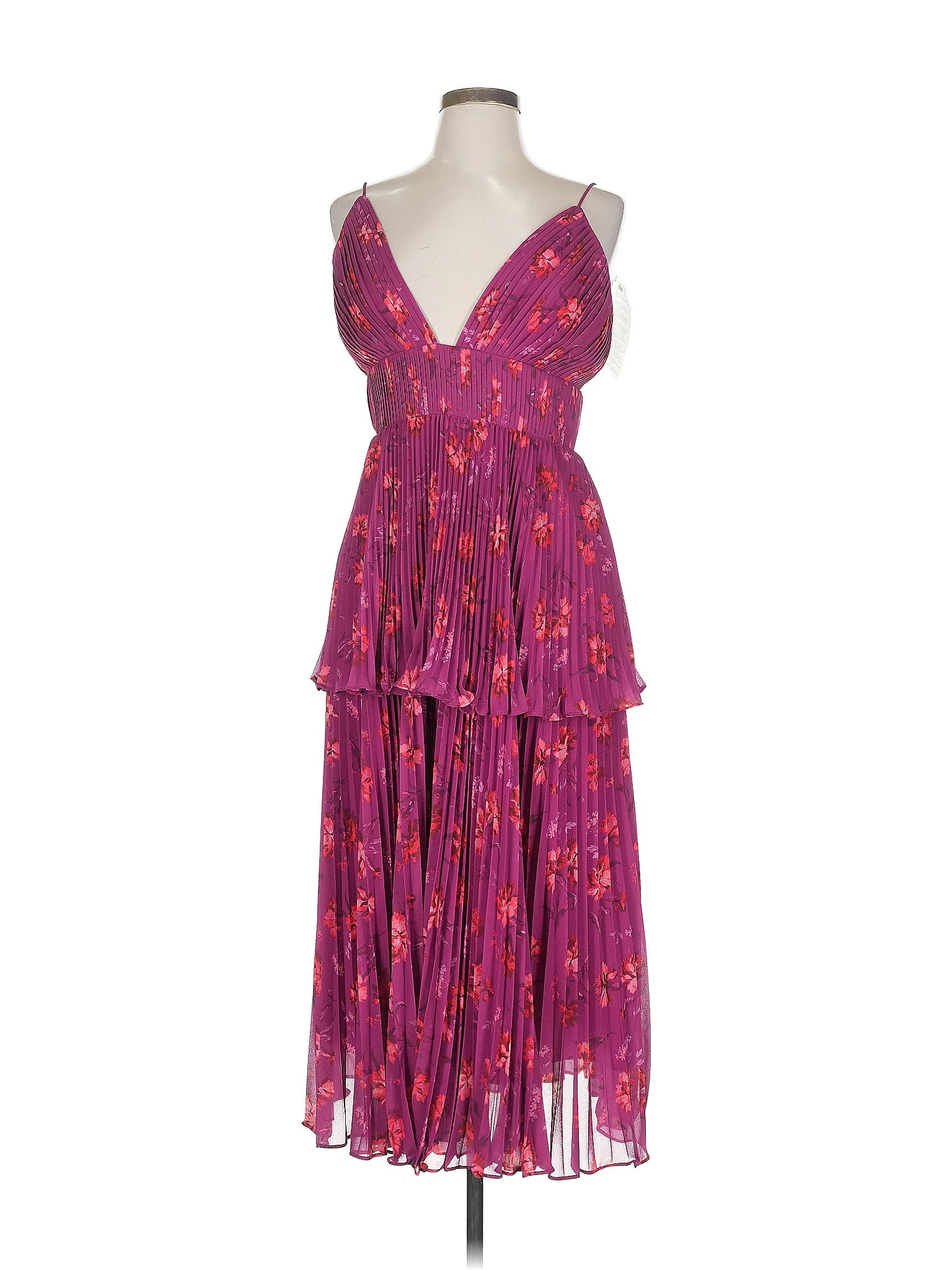 AMUR Purple Pink Cocktail Dress Size 10