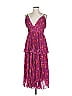 AMUR Purple Pink Cocktail Dress Size 10
