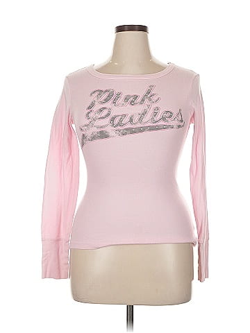 Assorted Brands 100% Cotton Pink Long Sleeve T-Shirt Size XL