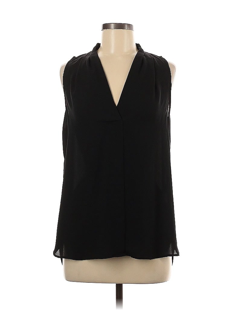 Pre-owned Vince Camuto Sleeveless Blouse In Black