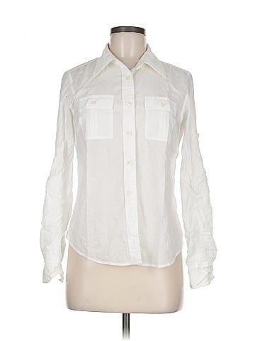 Tommy Hilfiger White Tommy Hilfiger Button-Down Shirt (view 1)