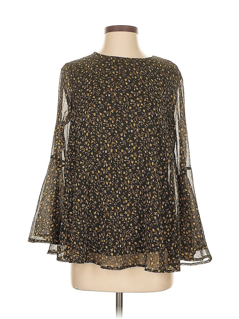 Click to view more detailed imagery on our partner's website Pre-owned Y.a.s. Long Sleeve Blouse In Gold